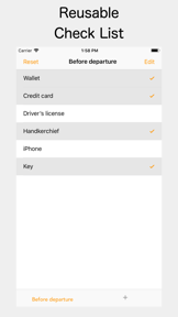 Simple Re CheckList screenshot