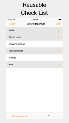 Simple Re CheckList screenshot 1