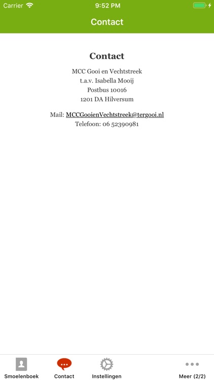 MCC Gooi Vecht Werkafspraken screenshot-4