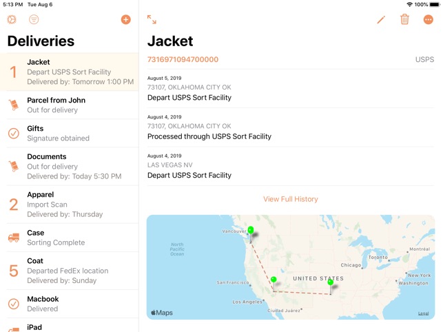 Parcel Delivery Tracking On The App Store