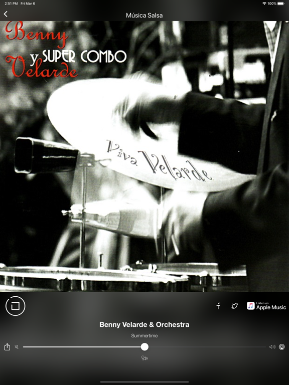 Salsa Music Radios iPad screenshot 4 - Music app