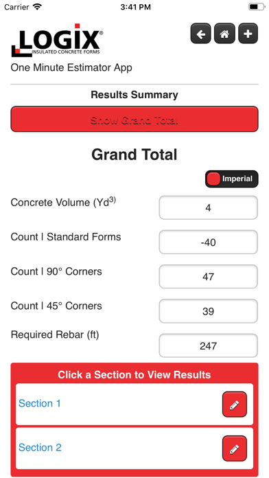 App screenshot