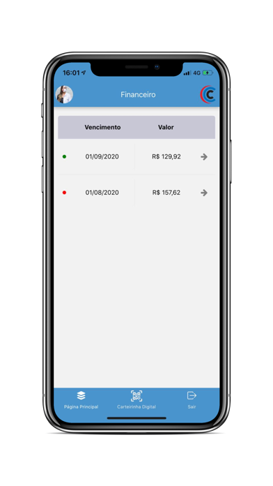 App do Sócio Screenshot