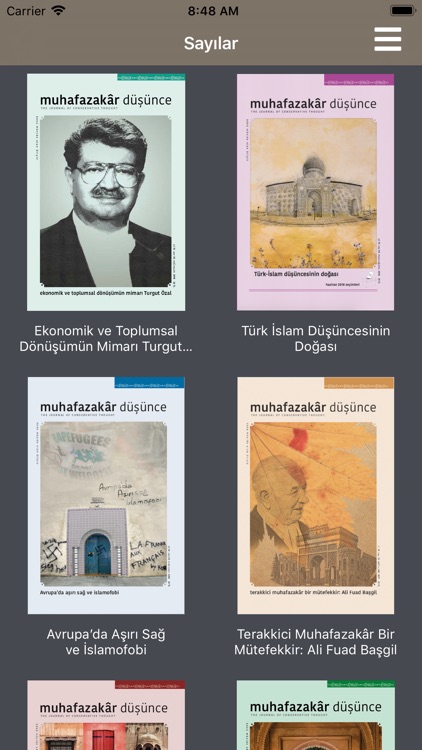 Muhafazakâr Düşünce Dergisi