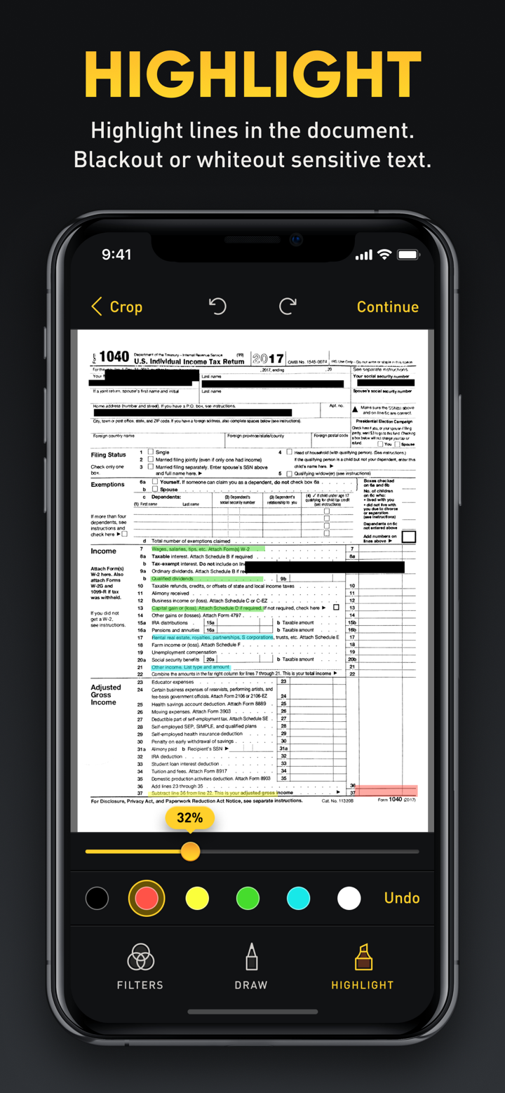 Skanner: PDF document scanner screenshot 2
