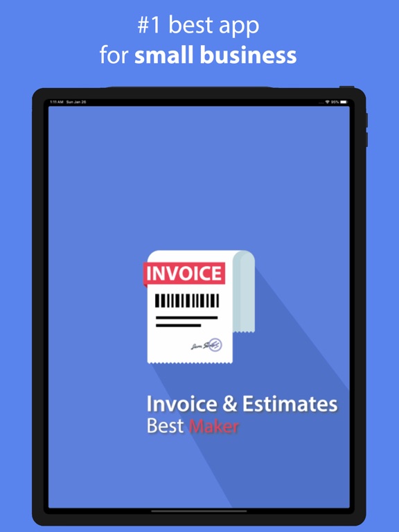 Invoice Maker‎ iPad screenshot 7 - Business app