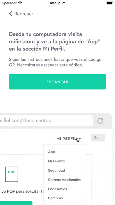 Mifiel Screenshot