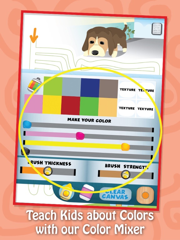 Screenshot #5 pour Kids Paint & Play: Puppy Love