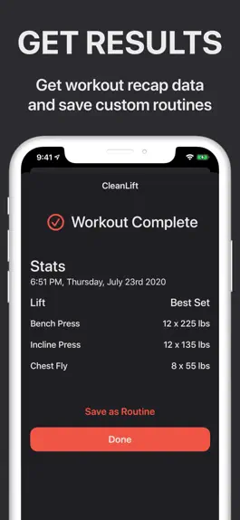 Game screenshot CleanLift - Weight Training apk