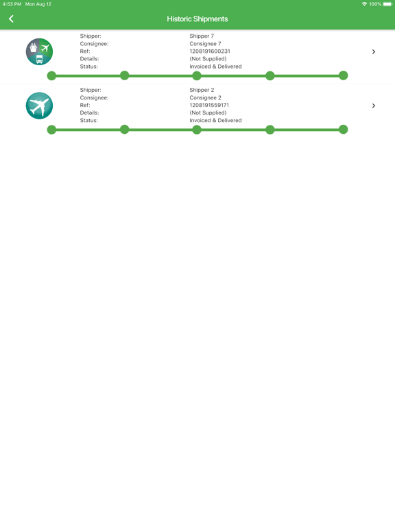EARTH Logistics iPad screenshot 6 - Business app