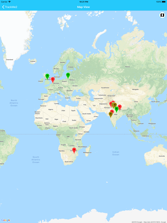 Trackme2 iPad screenshot 4 - Navigation app