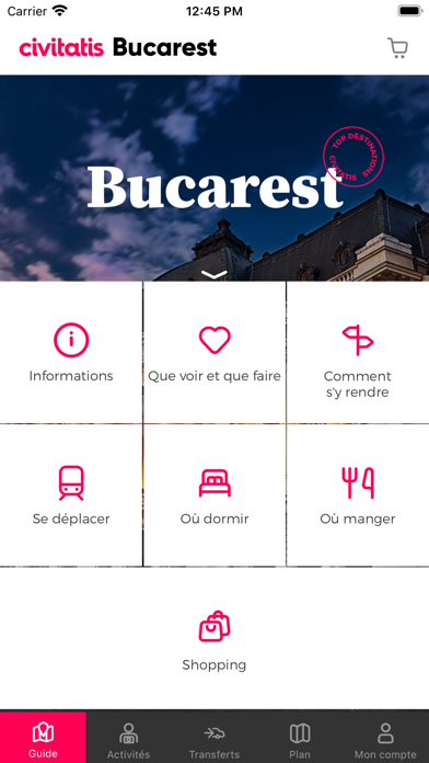 Screenshot #2 pour Guide de Bucarest Civitatis
