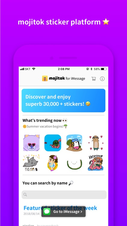 mojitok stickers