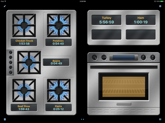 KitchenPad® Timer iPad app afbeelding 1