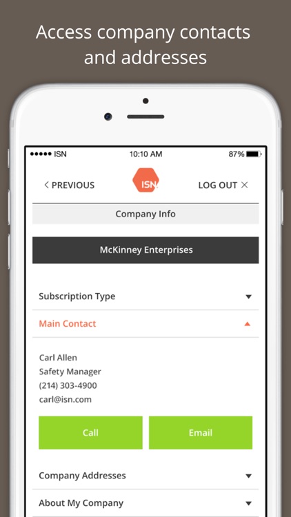 ISNetworld screenshot-3