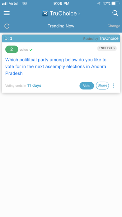 TruChoice iPhone screenshot 1 - News app