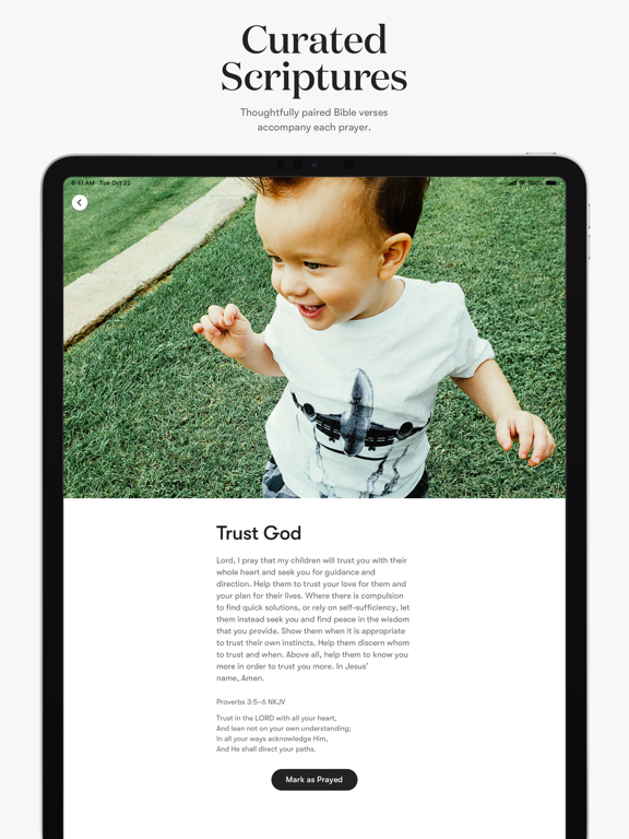 PrayToday – Daily Reminder iPad screenshot 5 - Lifestyle app