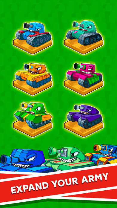 Merge Tanks: Idle Tap Clicker screenshot 3