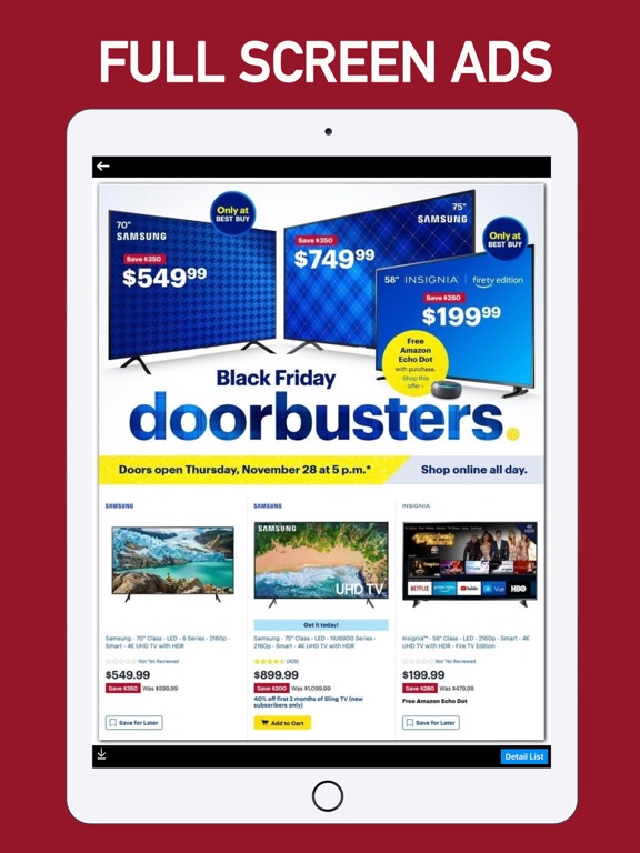 Cyber Monday 2025 ads & deals iPad screenshot 4 - Shopping app