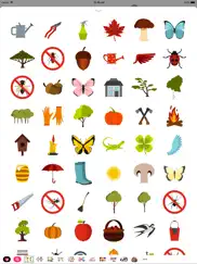 100 gardening stickers ipad resimleri 1