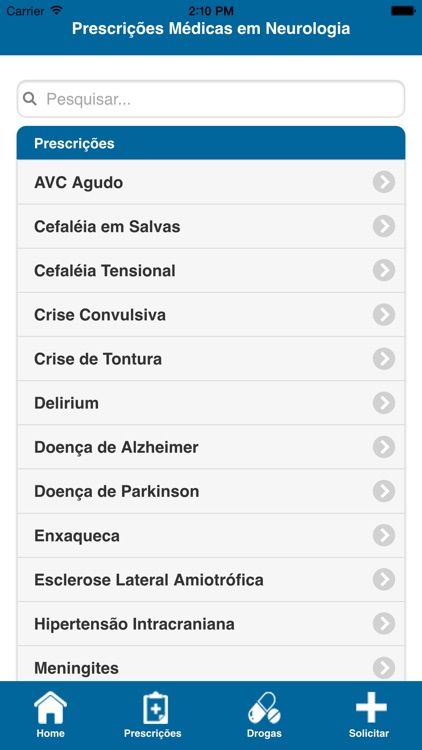 Prescrições Médicas Neurologia