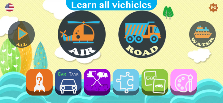 Vehicles for Toddler Learning screenshot 1