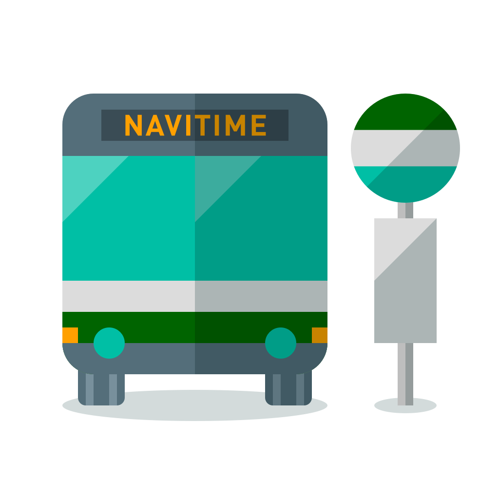 バス&時刻表&乗り換え バスNAVITIME App Icon