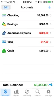 Accounts 2 Checkbook iphone bilder 1