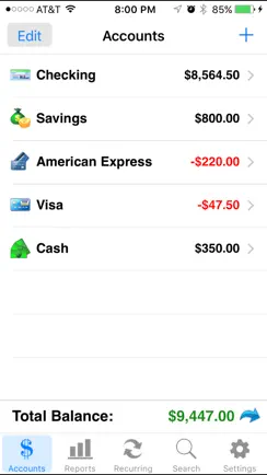 Accounts 2 Checkbook iPhone image 2