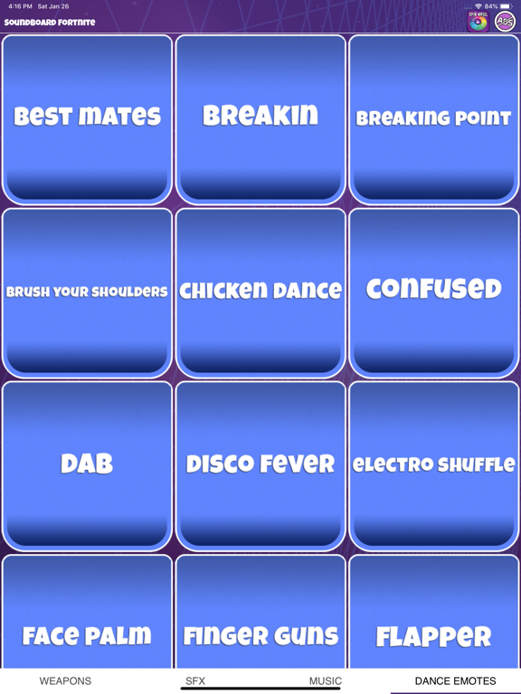 Screenshot #6 pour Soundboard Sounds for Fortnite