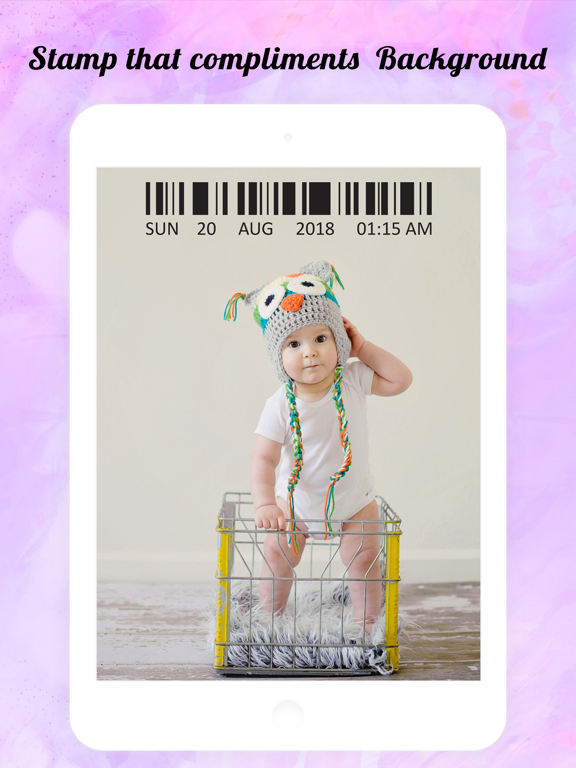 Moment Stamp for DateTime Pics iPad screenshot 8 - Photo & Video app