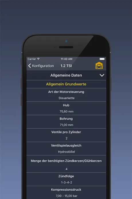 TechApp para Volkswagen