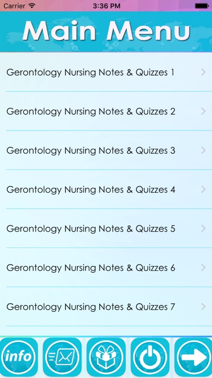 Gerontological Nursing Q&A App