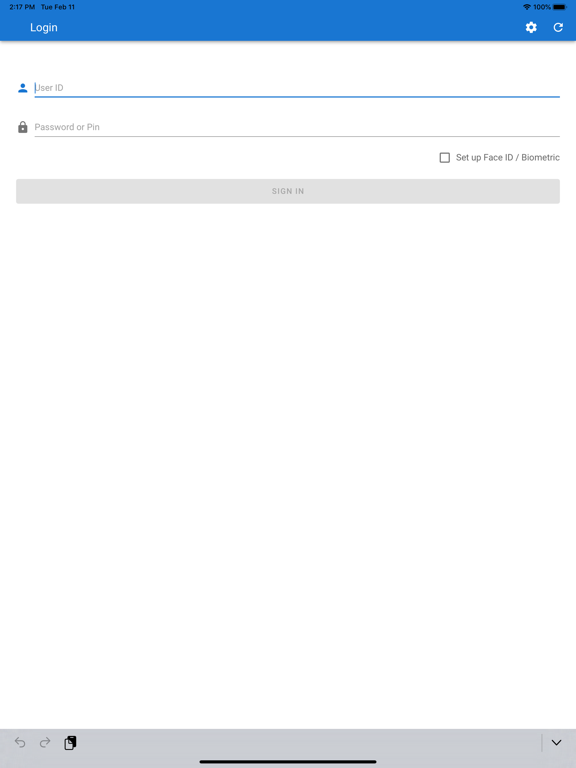 oms-rf iPad screenshot 1 - Business app