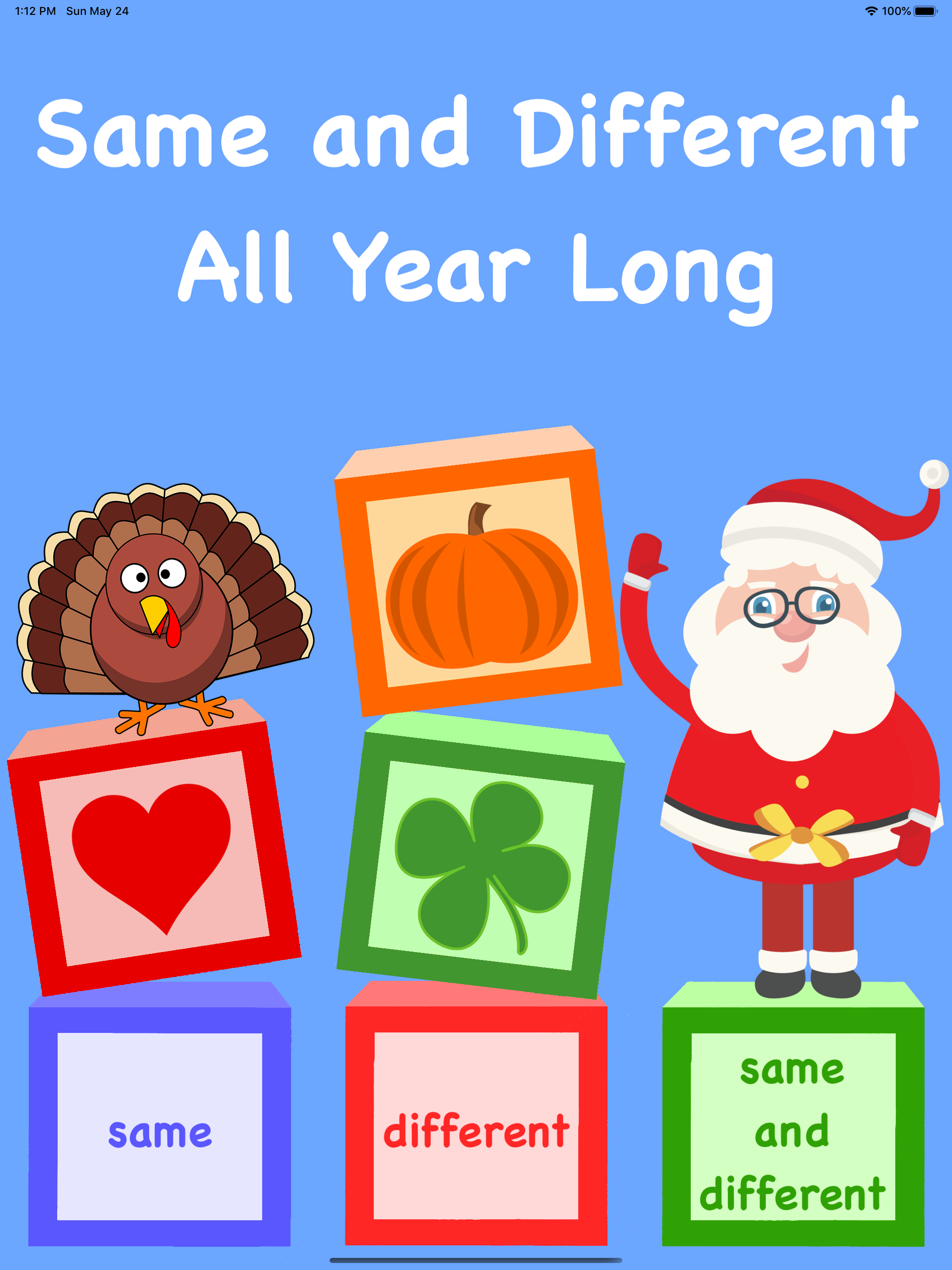 Same & Different All Year Long