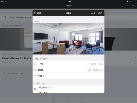 Screenshot #4 pour smartwork - rooms and spaces