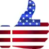 Thumbs Up American Stickers App Feedback