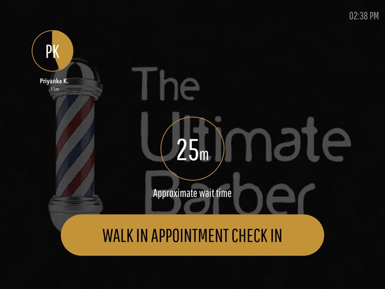 Ultimate Barber Checkin