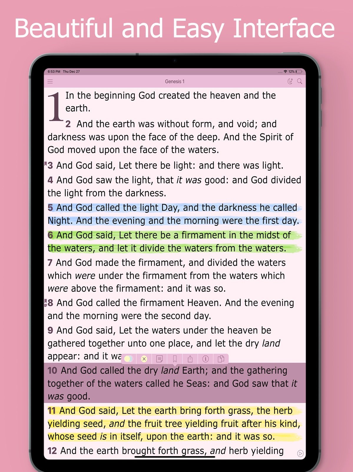 Bible for Women & Daily Study ipad screenshot 1
