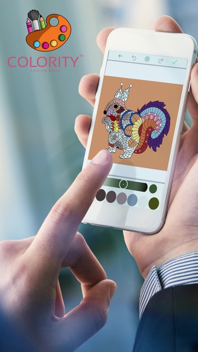 Color Therapy Coloring Pages Screenshot