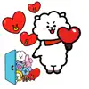 Lovely BT21 Stickers HD App Feedback