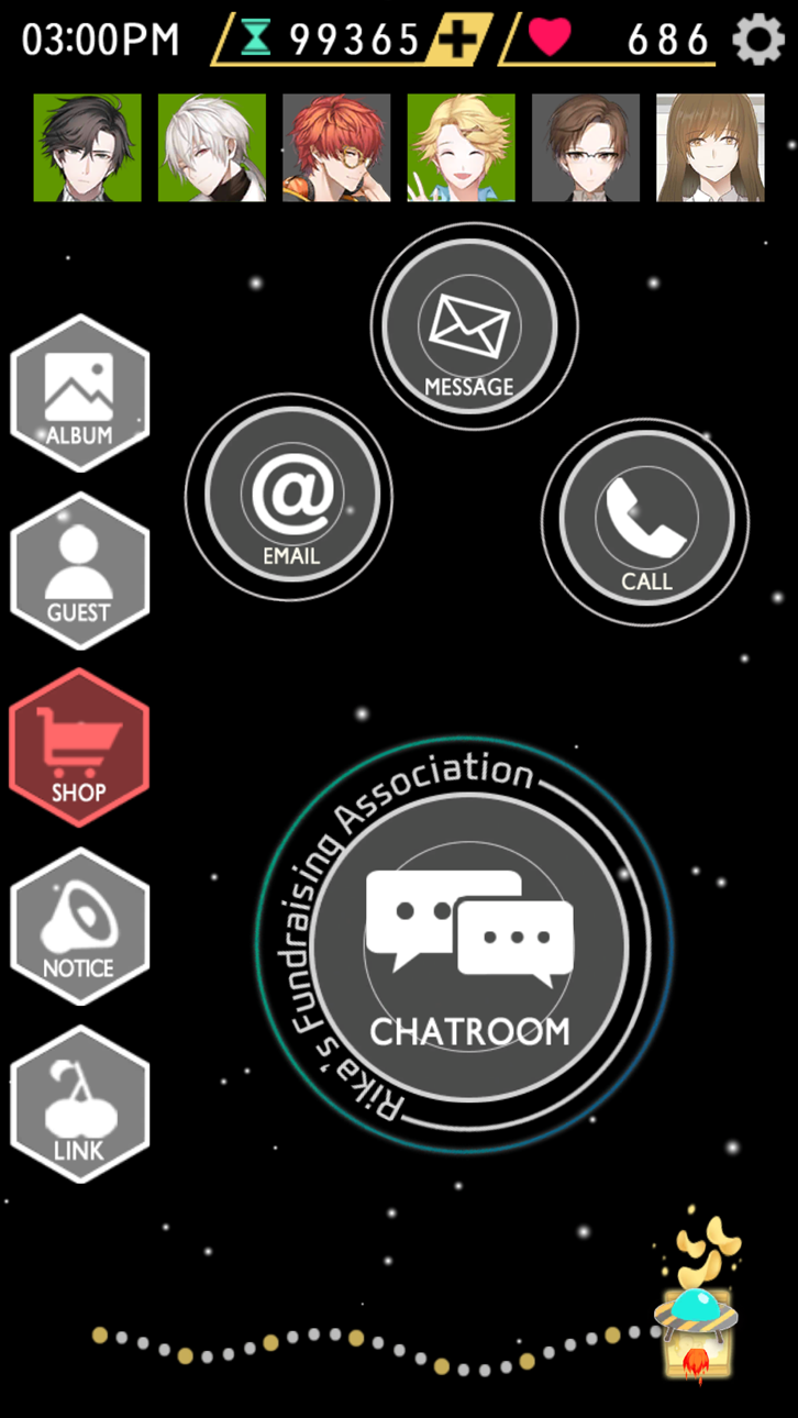 Mystic Messenger Hack screenshot 2 - iOS game interface