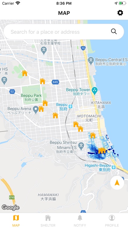 避難行動支援アプリ