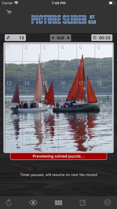 Picture Tile Slider At Sea screenshot 3