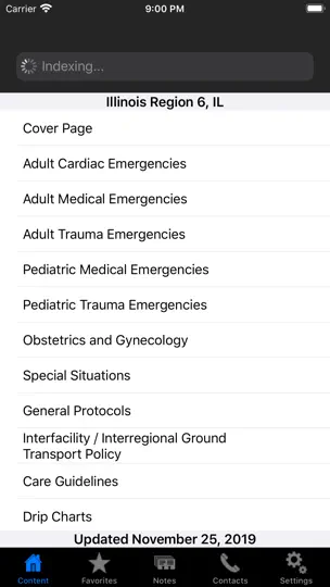 Region 6 EMS Protocols iPhone Screenshot 2