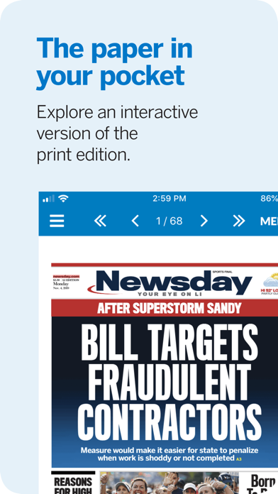 Newsday review screenshots