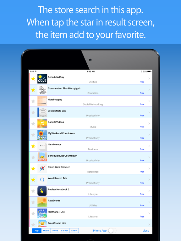 Store Notes iPad screenshot 2 - Productivity app