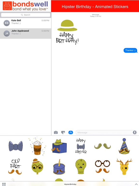 Screenshot #5 pour Hipster Birthday