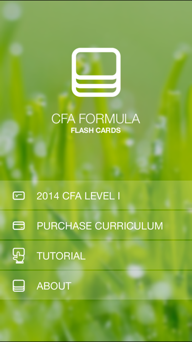Flash Exam Cards for CFA® Screenshot