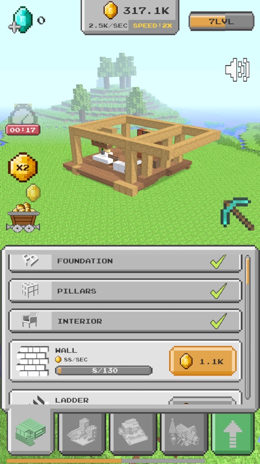#1. House Craft - Block Building (iOS) 由: VITALII DRIBNOKHOD